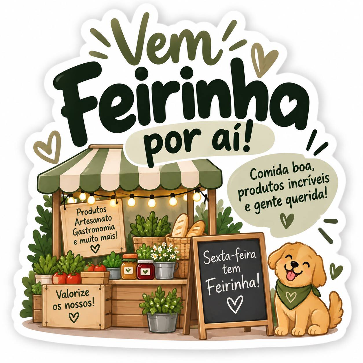Feirinha do Jardins Marselha, nesta sexta-feira