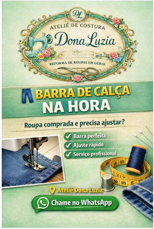 Logo Ateliê de Costura Dona Luzia