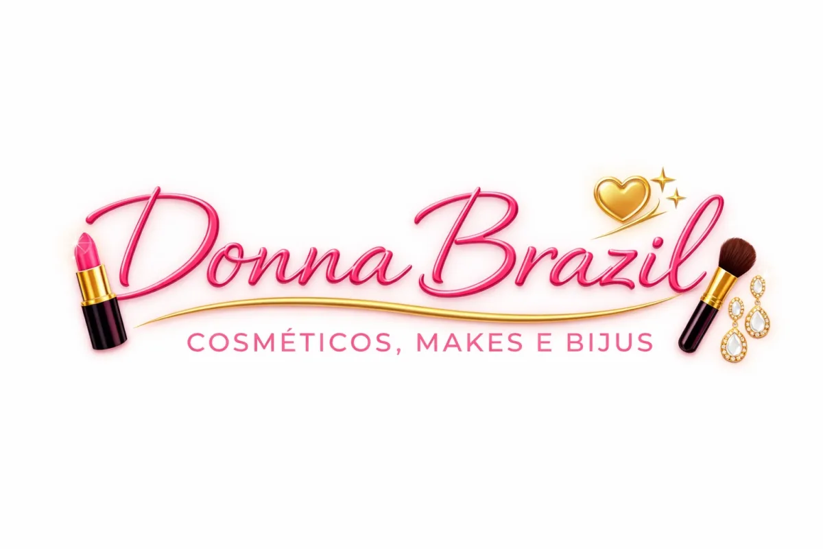 Logo Donna Brazil Cosméticos, Makes e Bijus