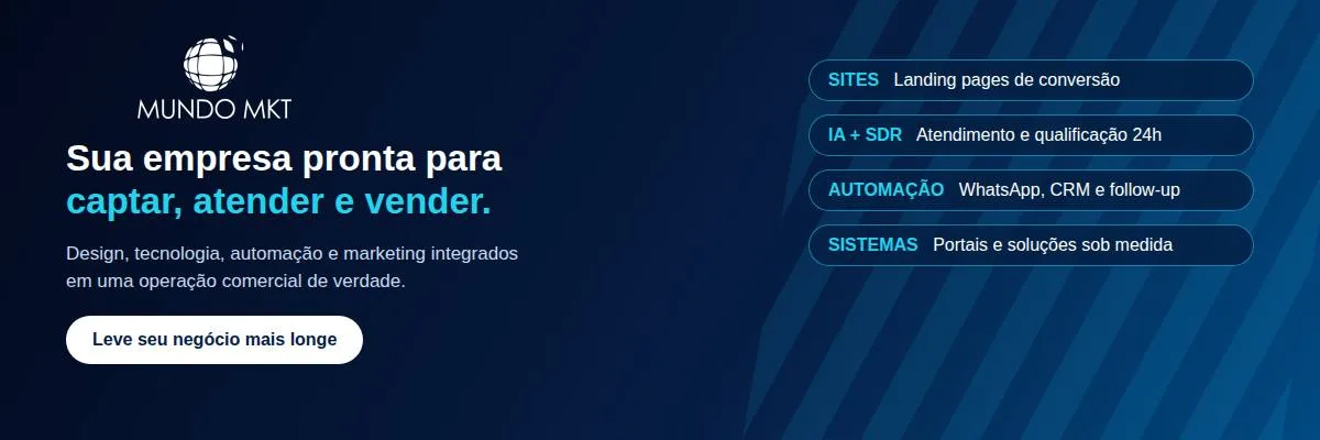 Banner promocional Mundo MKT LTDA